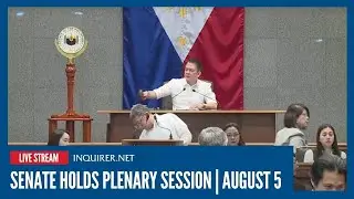 LIVE: Senate holds plenary session | August 5
