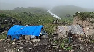 Nepali Mountain Village Life | very Peaceful And Relaxing Mountain Village Life | Herder Life |