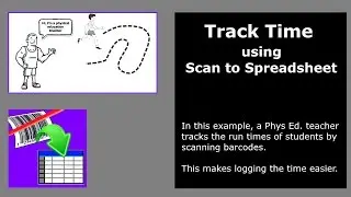 Track time with Scan to Spreadsheet