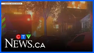 Fire destroys home under construction in Edmonton's Highlands neighbourhood