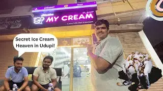 Hidden Ice Cream Parlour in Udupi! | Must-Try Brownie Sundae & Special Gudbud at My Cream