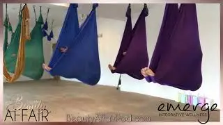 Aerial Yoga on Long Island at Emerge - Beauty Affair Private Class