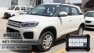 BREZZA  2018 MODEL KEY PROGRAMMING XTOOL PS70PRO