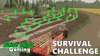 Canola straw pays HOW MUCH! - FS19 SURVIVAL CHALLENGE - EP11