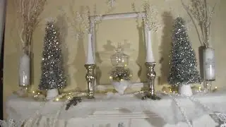 Cheap and Easy DIY Glam Christmas Tree//Dollar Tree