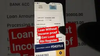 Loan without income proof #loanappfastapproval #loanapp #emiloan #newloanapp #personalloan #shorts