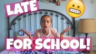Running late for School! Hair, Makeup, & Outfit Idea!