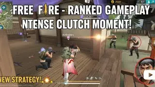 Free fire ranked game play ntense clutch moment 