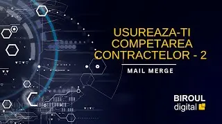 Usurează competarea contractelor de psihologie cu mail merge - 2