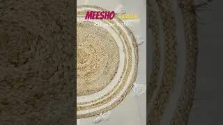 Link in Bio/ Description | Jute Round Rugs @Meesho | #shorts #meeshohaul