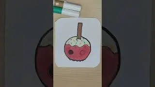 Sweet Christmas Candy Apple! 🍎🌟 Satisfying Holiday Treat!