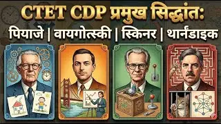 पियाजे, वायगोत्स्की, स्किनर, थार्नडाइक के सिद्धांत से महत्वपूर्ण MCQs || CTET CDP Important Question