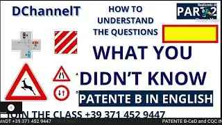 Patente B in English join the class now