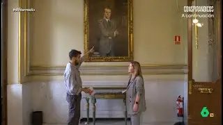 Isma Juárez 'descubre' a Juan Carlos I en la Bolsa de Madrid - El Intermedio