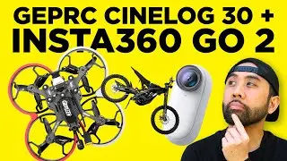 Повторное обучение FPV с помощью GEPRC CineLog 30 + Insta360 GO 2 | RunPlayBack