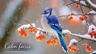 Piano and Birds in Winter ❄️🎹 Soothing Melodies for Relaxation and Emotional Healing