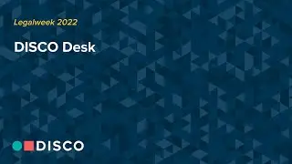 DISCO Desk
