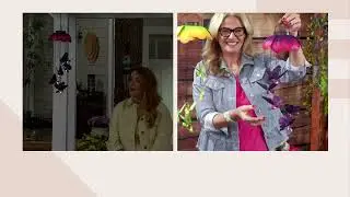 Plow & Hearth Solar Illuminated Garden Mobile on QVC