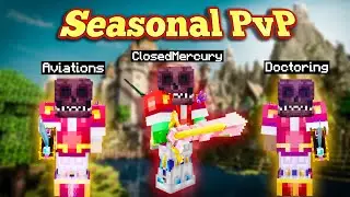 PVPING IN MY FULL SEASONAL SET! 🥶 Complex Gaming | Minecraft Factions