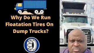 Why Do We Run The 425 Flotation Tires On Our Dump Trucks.  #macktrucks