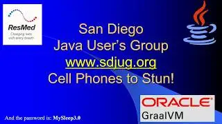 June 18, 2019 -- San Diego Java User's Group -- 
