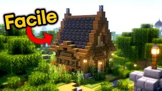 Tuto Minecraft | Maison M&eacute;di&eacute;vale D&Eacute;BUT de SURVIE ( Facile )