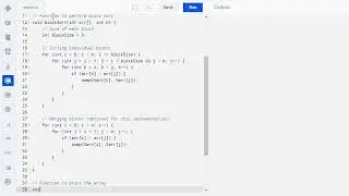 C Program to Implement Block Sort || Block Sort Code in C || Coding Guide for Beginners #programming