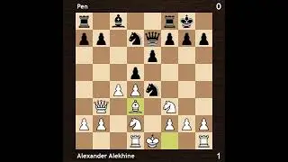 Alexander Alekhine vs Pen | Simultaneous 1918