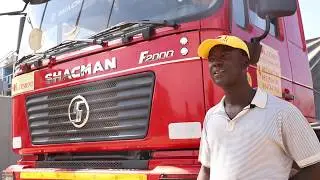 Interview of Shacman heavy duty truck driver in Ghana