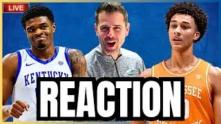SEC Basketball Reaction: Kentucky RALLIES Against Tennessee, Florida DOMINATES Texas A&M, More