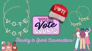 Start the Conversation: PinktownUSA's Wholesale 'Vote' Jewelry
