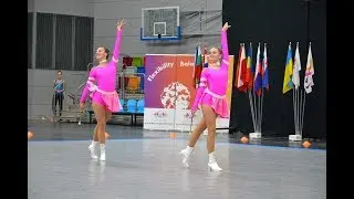 AMA Opava - II. Vícemistryně světa 2017 - Nikola Ohnheiserová & Monika Lelovská duo baton seniors