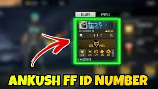 Ankusy ff uid || ankush ff id number || ankush ff real id number || brainy gamers