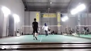 Ganda campuran vs ganda putra rubber game