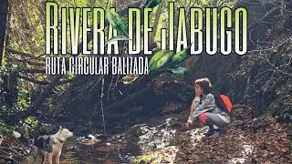 Ruta circular balizada Rivera de Jabugo, Andalucia (Huelva)👩🏾‍🤝‍👨🏽🐶🐺