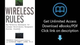 Download Wireless Rules: New Marketing Strategies for Customer Relationship Management Anytime,  PDF