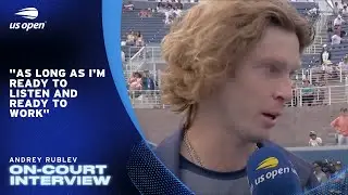 Andrey Rublev On-Court Interview | 2025 US Open Round 2