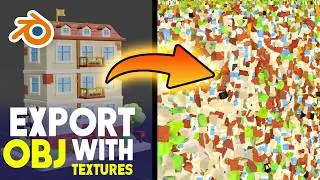 Blender OBJ Export With Textures - Quick Tutorials | After Effects