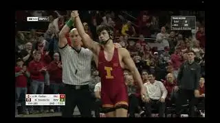 174lbs MJ Gaitan (Iowa State) vs Brett Sanderlin (Davidson)