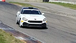Abarth 124 RGT al Castelletto Circuit 17 aprile 2021