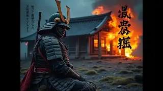 Ghost of Tsushima | Flames engulf a lone building amidst a charred, smoldering forest