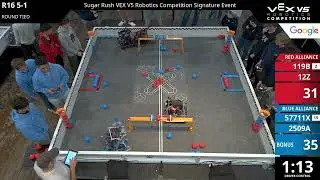 Sugar Rush: HS : Treats Divison - R16 #5-1 - 119B & 12Z vs 57711X & 2509A - Auton + Driver