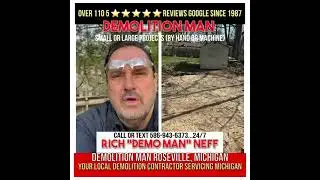 Pool removal By DEMOLITION MAN call or text 586-943-6373. Michigan