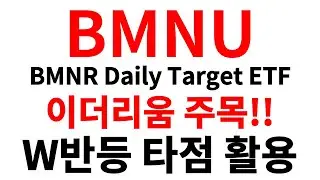 [BMNU T-REX 2X Long BMNR Daily Target ETF] 이더리움 가격 집중!! 분할매수각 떳습니다!! #BMNU #BMNU주식 #BMNU주가 #BMNU전망