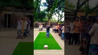 Who can break clay bones blindfolded? #shorts #newsfeed #villagegame #trending