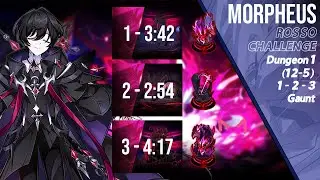 [Elsword NA/엘소드] Morpheus Rosso Challenge Mode 1-1, 2, 3 Gaunt 모르페우스 로쏘 도전모드 1던 클리어