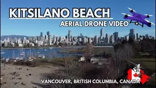Kitsilano Beach | Aerial Drone Video | DJI | Vancouver BC Canada