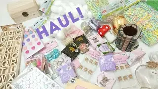 The Works, Mini Poundland & Charity Shop Haul | UK Craft Supplies - Easter & Fairy Garden Items