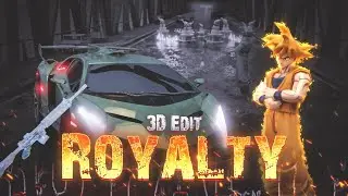 Come On Kakarot x Royalty | BGMI 3D INTRO | Animated By @zetex_vfx |#villainzodplays #bgmi