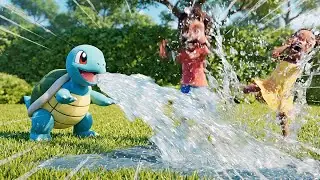 Pok&eacute;mon Squirtle Baby Spilled Water on the 1 | Kids Songs & Nursery Rhymes